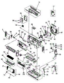 02 - Section2 parts for Ge Air Conditioner AZ51H09DACV2 from AppliancePartsPros.com