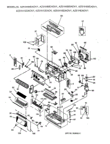 02 - Section2 parts for Ge Air Conditioner AZ51H09EADV1 from AppliancePartsPros.com