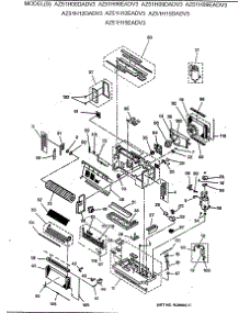 02 - Section2 parts for Ge Air Conditioner AZ51H09EADV3 from AppliancePartsPros.com