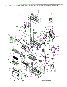02 - Section2 parts for Ge Air Conditioner AZ51H12DADV2 from AppliancePartsPros.com