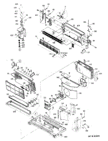 02 - Section2 parts for Ge Air Conditioner AZC209EDV1 from AppliancePartsPros.com