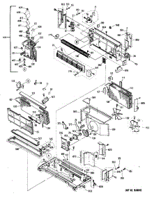 02 - Section2 parts for Ge Air Conditioner AZC406DBV3 from AppliancePartsPros.com