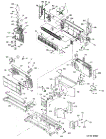 02 - Section2 parts for Ge Air Conditioner AZC409EDV2 from AppliancePartsPros.com