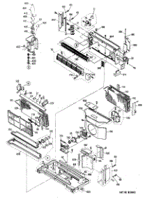 03 - Section3 parts for Ge Air Conditioner AZC709DBV1 from AppliancePartsPros.com