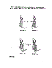 04 - Section4 parts for Ge Air Conditioner AZC909DJV1 from AppliancePartsPros.com