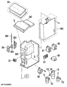 03 - Section3 parts for Ge Air Conditioner AZR206DBV1 from AppliancePartsPros.com