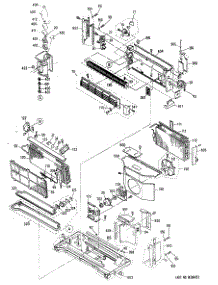 03 - Section3 parts for Ge Air Conditioner AZR206EDV2 from AppliancePartsPros.com