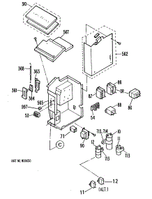 02 - Section2 parts for Ge Air Conditioner AZR206EDV5 from AppliancePartsPros.com