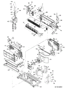 03 - Section3 parts for Ge Air Conditioner AZR212DBV3 from AppliancePartsPros.com