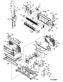 03 - Section3 parts for Ge Air Conditioner AZR215DBV4 from AppliancePartsPros.com