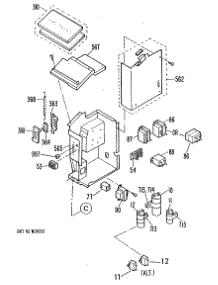 02 - Section2 parts for Ge Air Conditioner AZR315EDV2 from AppliancePartsPros.com
