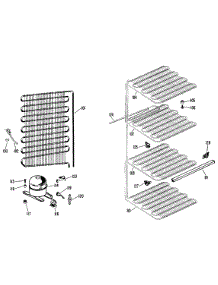 03 - Section3 parts for Ge Freezer CA13DKB from AppliancePartsPros.com