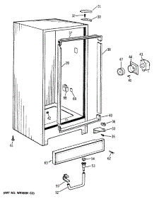 02 - Section2 parts for Ge Freezer CA13SMB from AppliancePartsPros.com