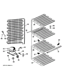 03 - Section3 parts for Ge Freezer CA13SMB from AppliancePartsPros.com