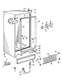 02 - Section2 parts for Ge Freezer CA16DLC from AppliancePartsPros.com