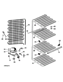 03 - Section3 parts for Ge Freezer CA16DLD from AppliancePartsPros.com