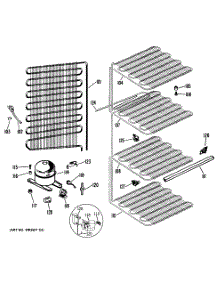 03 - Section3 parts for Ge Freezer CA16DMD from AppliancePartsPros.com