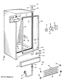 02 - Section2 parts for Ge Freezer CA16SMC from AppliancePartsPros.com