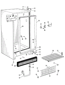02 - Section2 parts for Ge Freezer CA19DFB from AppliancePartsPros.com