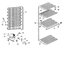 03 - Section3 parts for Ge Freezer CA19DFB from AppliancePartsPros.com