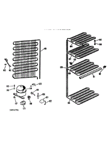 03 - Section3 parts for Ge Freezer CA19DLD from AppliancePartsPros.com