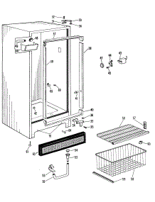 02 - Section2 parts for Ge Freezer CA21DFB from AppliancePartsPros.com
