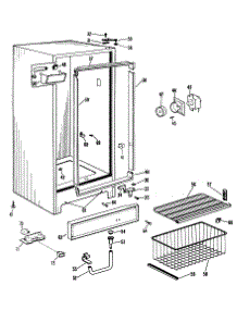 02 - Section2 parts for Ge Freezer CA21DLD from AppliancePartsPros.com