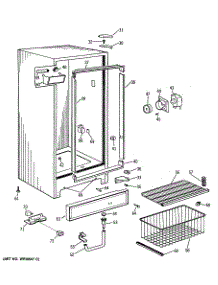 02 - Section2 parts for Ge Freezer CA21DMD from AppliancePartsPros.com
