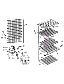 03 - Section3 parts for Ge Freezer CA21SMB from AppliancePartsPros.com