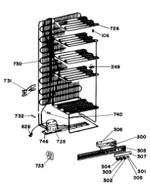02 - Section2 parts for Ge Freezer CA8DMB from AppliancePartsPros.com