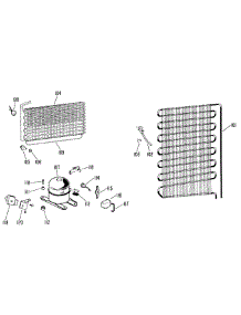 03 - Section3 parts for Ge Freezer CAF16DCB from AppliancePartsPros.com