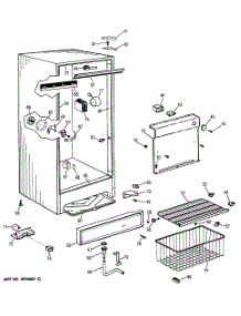 02 - Section2 parts for Ge Freezer CAF19DMC from AppliancePartsPros.com
