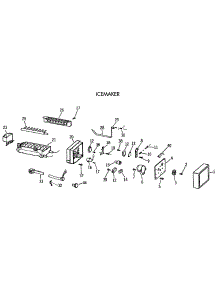 07 - Icemaker parts for Ge Refrigerator CSK27PFXABB from AppliancePartsPros.com