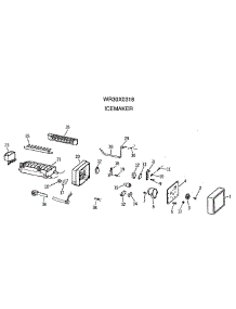 07 - Icemaker parts for Ge Refrigerator CTX18GIXBRWW from AppliancePartsPros.com
