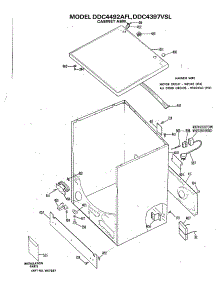 02 - Cabinet Asm. parts for Ge Dryer DDC4397VSL from AppliancePartsPros.com