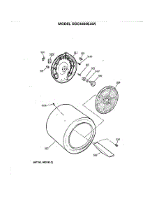 05 - Section5 parts for Ge Dryer DDC4400SAM from AppliancePartsPros.com