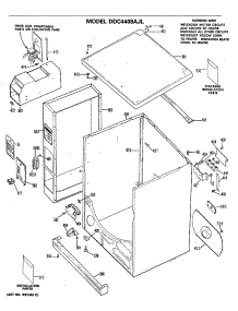 02 - Section2 parts for Ge Dryer DDC4407AJL from AppliancePartsPros.com