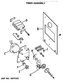 03 - Timer Assembly parts for Ge Dryer DDC4408AFL from AppliancePartsPros.com
