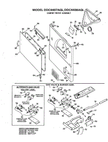 04 - Cabinet Front Assembly parts for Ge Dryer DDC4497AGL from AppliancePartsPros.com