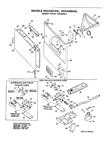 04 - Cabinet Front Assembly parts for Ge Dryer DDC4498AHL from AppliancePartsPros.com