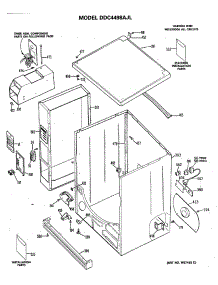 02 - Section2 parts for Ge Dryer DDC4498AJL from AppliancePartsPros.com