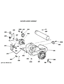 06 - Blower & Drive Assembly parts for Ge Dryer DDC4500SGM from AppliancePartsPros.com