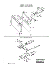 04 - Cabinet Front Assembly parts for Ge Dryer DDC6000MEL from AppliancePartsPros.com