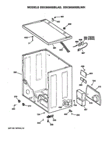 04 - Section4 parts for Ge Dryer DDC6000SBLAD from AppliancePartsPros.com