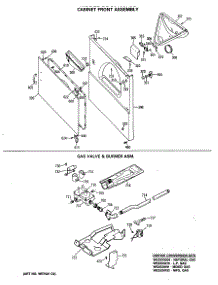 04 - Cabinet Front Assembly parts for Ge Dryer DDC6400PBL from AppliancePartsPros.com