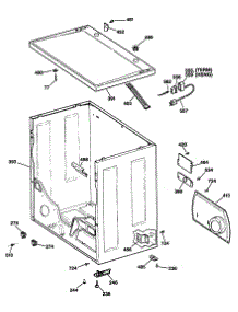 04 - Section4 parts for Ge Dryer DDC6400SCLWH from AppliancePartsPros.com