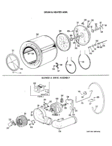 04 - Section4 parts for Ge Dryer DDE5207MAL from AppliancePartsPros.com
