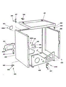 03 - Section3 parts for Ge Dryer DDE8200RBM from AppliancePartsPros.com