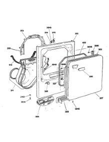 02 - Section2 parts for Ge Dryer DDE8500RCM from AppliancePartsPros.com