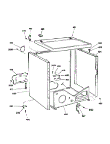 03 - Section3 parts for Ge Dryer DDE8500RCM from AppliancePartsPros.com